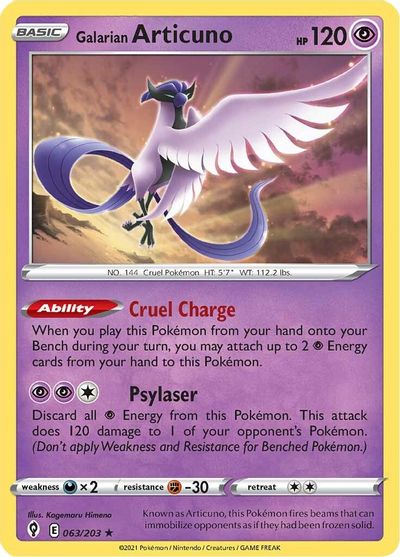 Enhanced 2-Pack Blister Galarian Moltres, Galarian Articuno & Galarian Zapdos